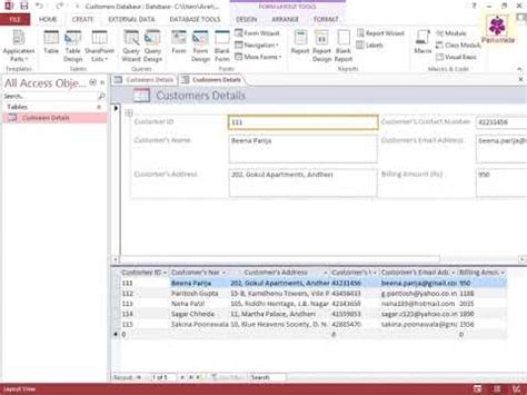 Afbeeldingsresultaten voor MS Access Split Form in Tamil