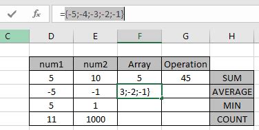 Image result for Ordered Array Excel