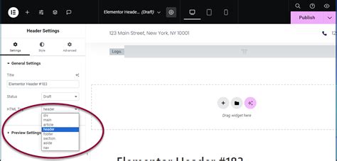 Image result for Elementor How to Edit Header