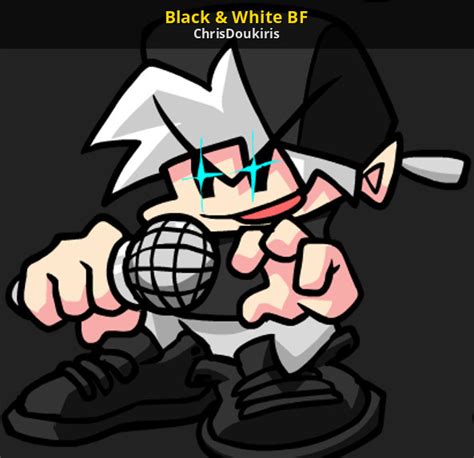 Image result for Soul Bf FNF Black and White