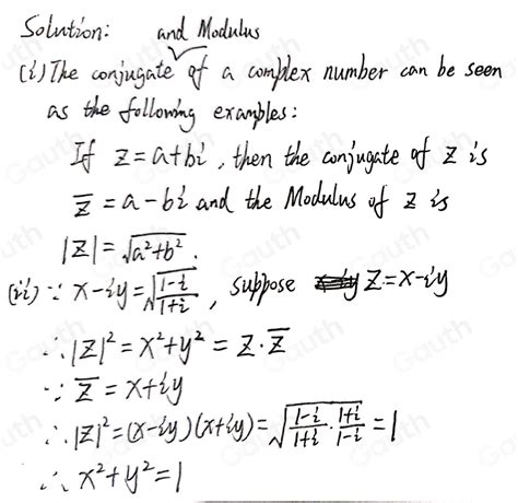 Conjugate of Complex Number Modulus に対する画像結果