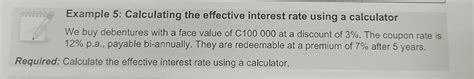 Image result for Effective Interest Rate Question