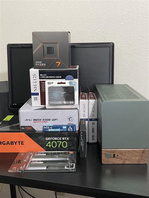 Image result for Mini-ITX Case with Monitor