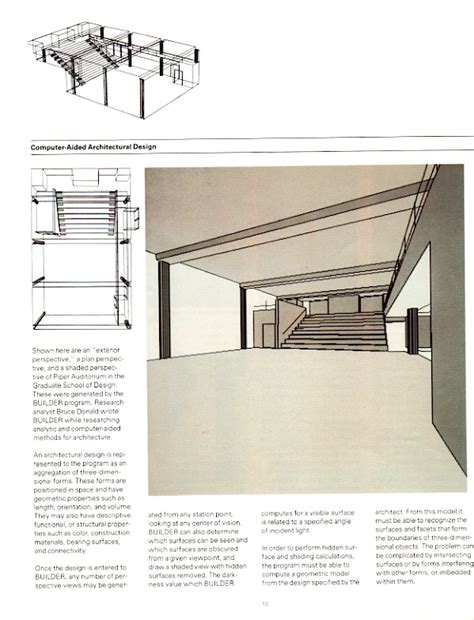 Computer Graphics in Architecture に対する画像結果