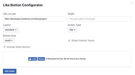 Toradh íomhá ar HTML Sample Facebook Embed Code.html Application