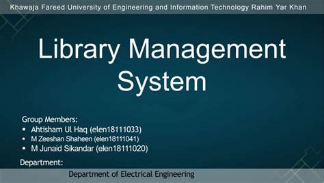 Simple PPT for Library Management System Project に対する画像結果
