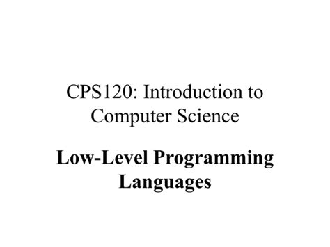 Image result for Low-Level Programming Languages