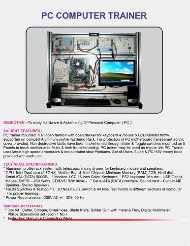 Toradh íomhá ar Computer Trainer Model. Image