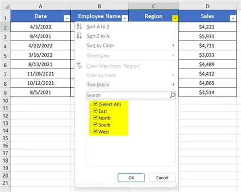 Image result for Sort Filter in Excel