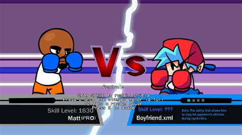 Image result for FNF Boyfriend Vs. Matt Boxing Animation
