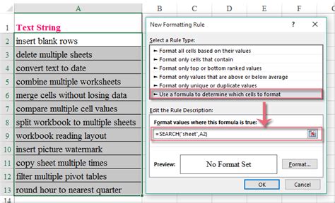 Toradh íomhá ar Specific Text Cell Color Using Conditional Formatting in Excel