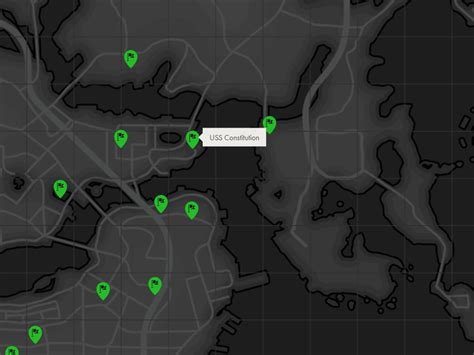 Image result for USS Constitution Fallout 4 On Map