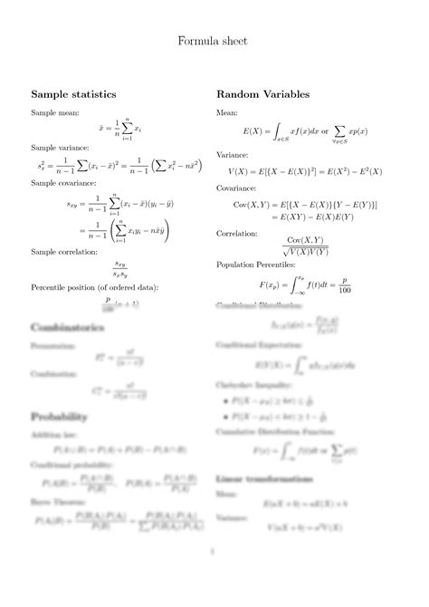 Image result for Random Variable Formula Stats