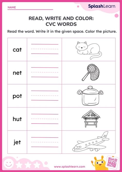 Image result for Write CVC Words Worksheets
