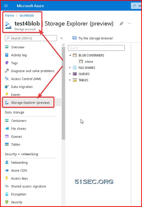 Toradh íomhá ar Azure Storage Connection String