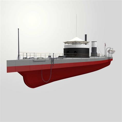 USS Monitor 3D Model に対する画像結果