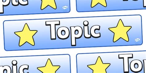 Image result for Our Topic. Display Sign