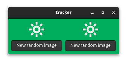 Tracker Server GUI に対する画像結果
