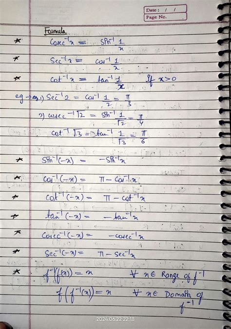 Toradh íomhá ar Class 12th Chapter 7 Trigo Formulas