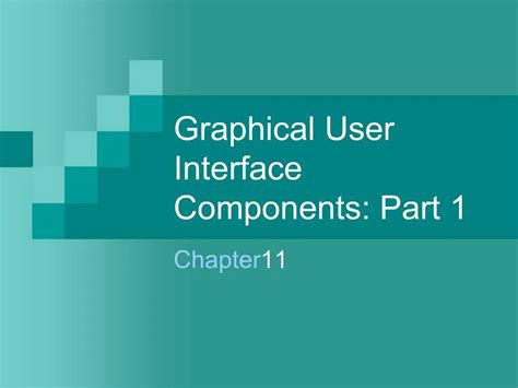 Image result for Picture of Components Graphical User Interface