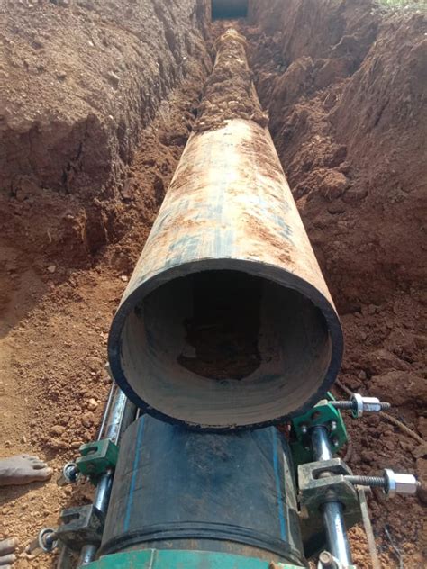 Toradh íomhá ar Collector Pipe HDPE Installation