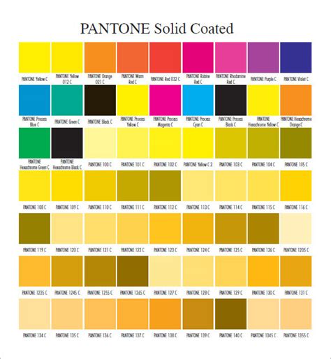 Image result for Pantone Color Reference Chart