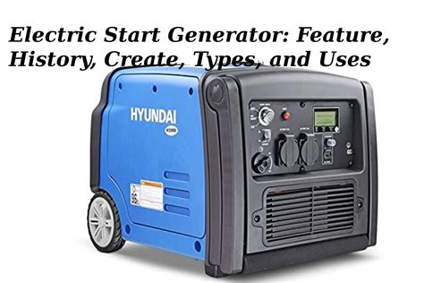 Image result for Electric Start Generators