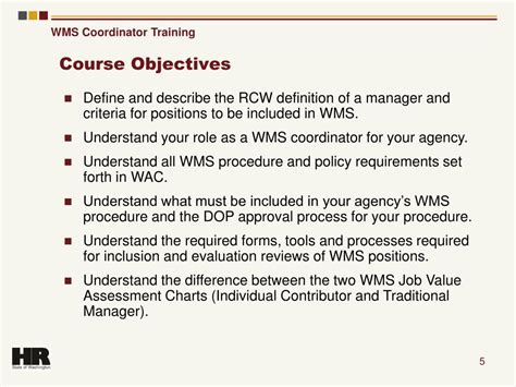 Image result for WA State WMS Classification Guide