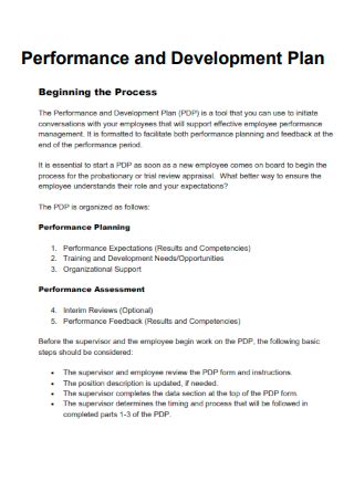 Image result for Example Performance Development Plan Administration