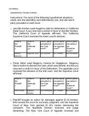 Procedural History Example に対する画像結果