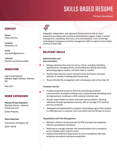 Competency Based Resume Examples に対する画像結果