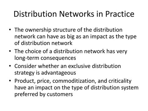 Image result for Overview of Distribution Networks