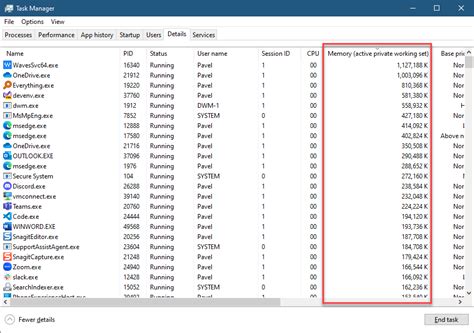 Task Manager Recognize Ram に対する画像結果