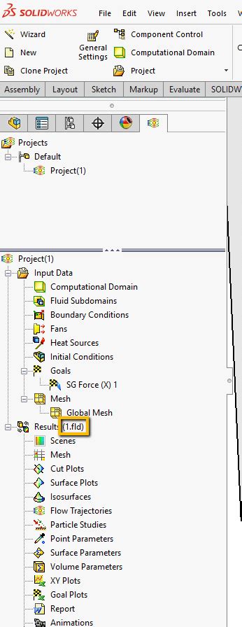 Toradh íomhá ar Flow Simulation Into