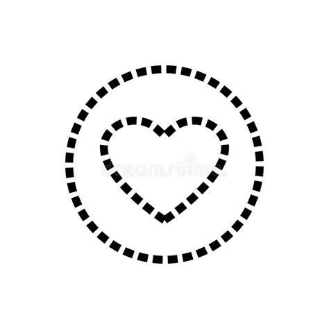 Image result for Dashed Line Heart Vector