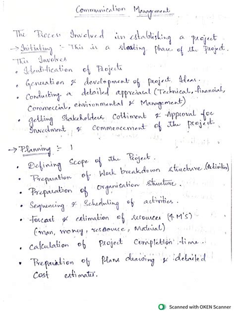 Project Management Notes for Students に対する画像結果