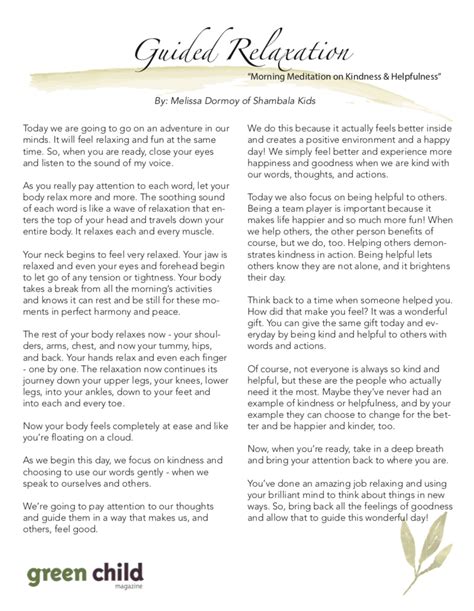 Image result for Guided Meditation Scripts PDF