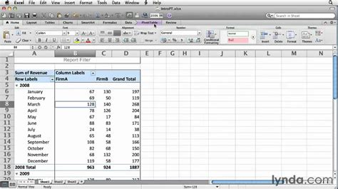 PivotTable Report Examples に対する画像結果