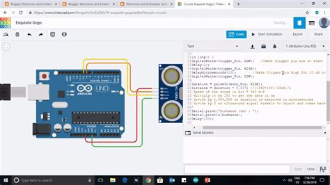 Arduino Ultrasonic Distance Sensor Tinkercad Code に対する画像結果
