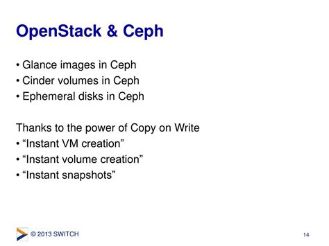 Ceph Storage Intgrate OpenStack に対する画像結果