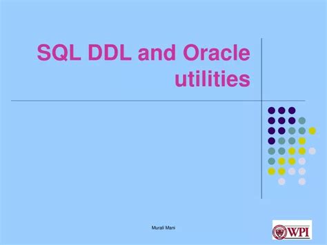 Toradh íomhá ar DDL SQL/Oracle