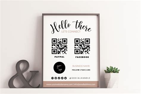 Toradh íomhá ar A5 QR Code Sign
