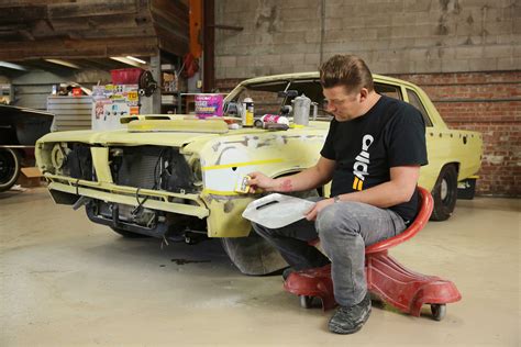 Image result for Using Body Filler On Cars