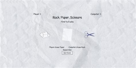 Toradh íomhá ar Rock Scissors Paper JavaScript
