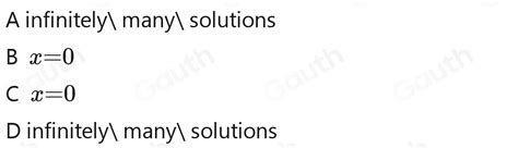 Image result for Infinitely Many Solutions Examples