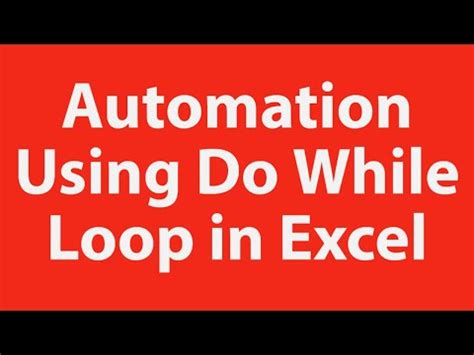 Image result for While Loop Excel