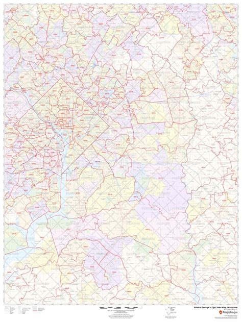 Image result for Pg County. Zip Code Map