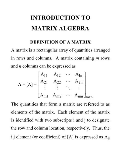 Image result for Matrix Algebra PDF