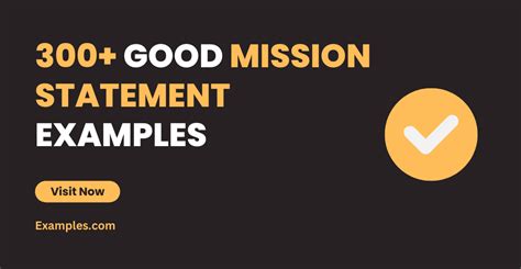Image result for Good Mission Statement Examples