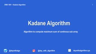 Image result for Kada Ne Algorithm
